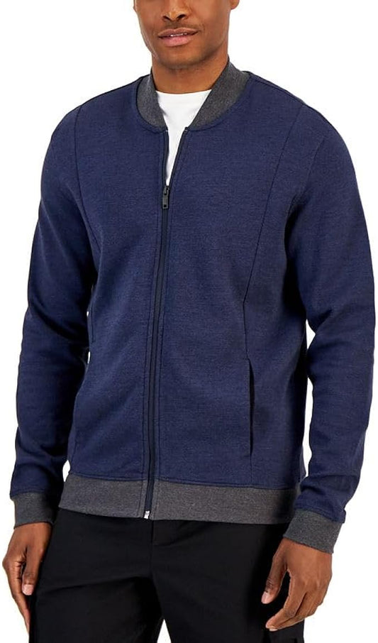 Alfani Men's Zip Front Sweater Jacket