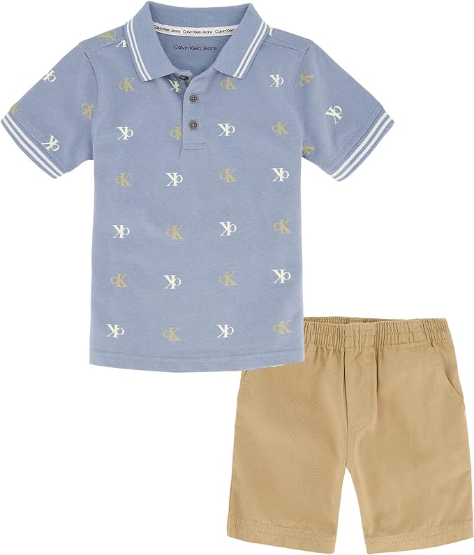 Calvin Klein Baby Boys' 2 Pieces Short Set