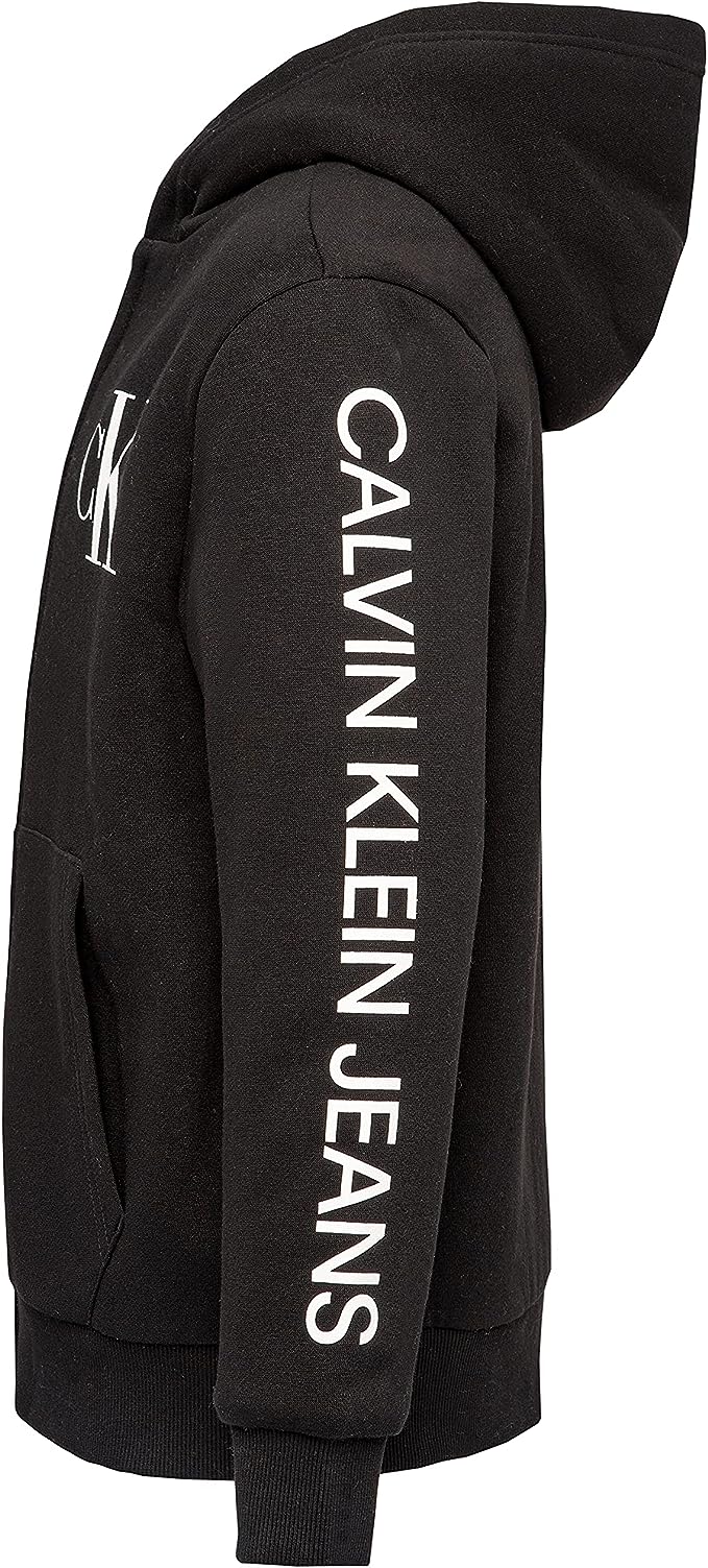 Calvin Klein Boys' Long Sleeve Full Zip Fleece Hoodie