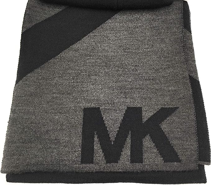 Michael Kors Men's 2 Piece Hat and Scarf Reversible Set